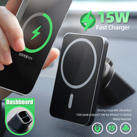 15W magnetyczna bezprzewodowa ładowarka samochodowa zamontuj adsorbowany telefon dla iPhone 13 12 Pro Max Mini adsorpcja szybki bezprzewodowy uchwyt do ładowania 3